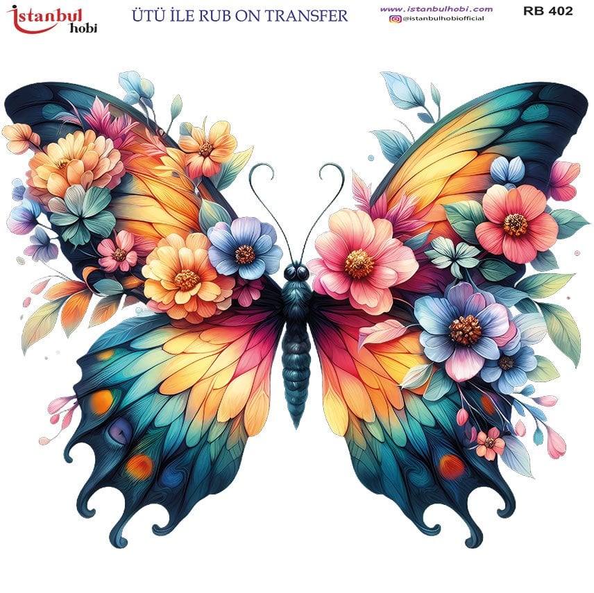 Ütü İle Rub On Transfer 30x30cm RB402