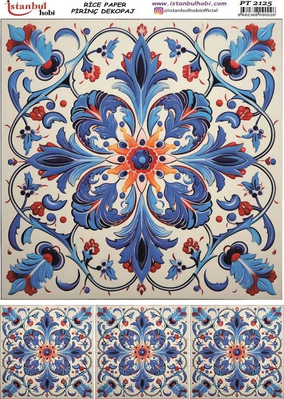 Pirinç Dekopaj Kağıdı 30x42cm PT-2125
