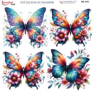 Ütü İle Rub On Transfer 30x30cm RB403