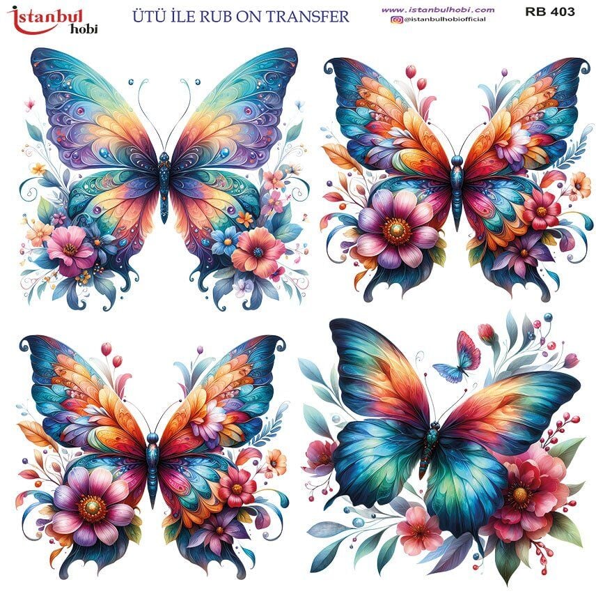 Ütü İle Rub On Transfer 30x30cm RB403