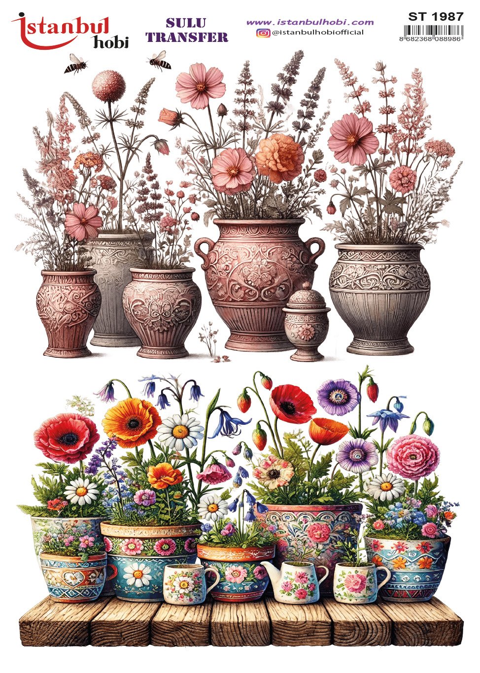 Sulu Transfer Kağıdı 25x35cm ST-1987