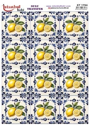 Sulu Transfer Kağıdı 25x35cm ST-1734