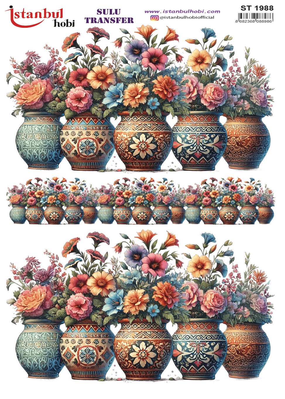 Sulu Transfer Kağıdı 25x35cm ST-1988