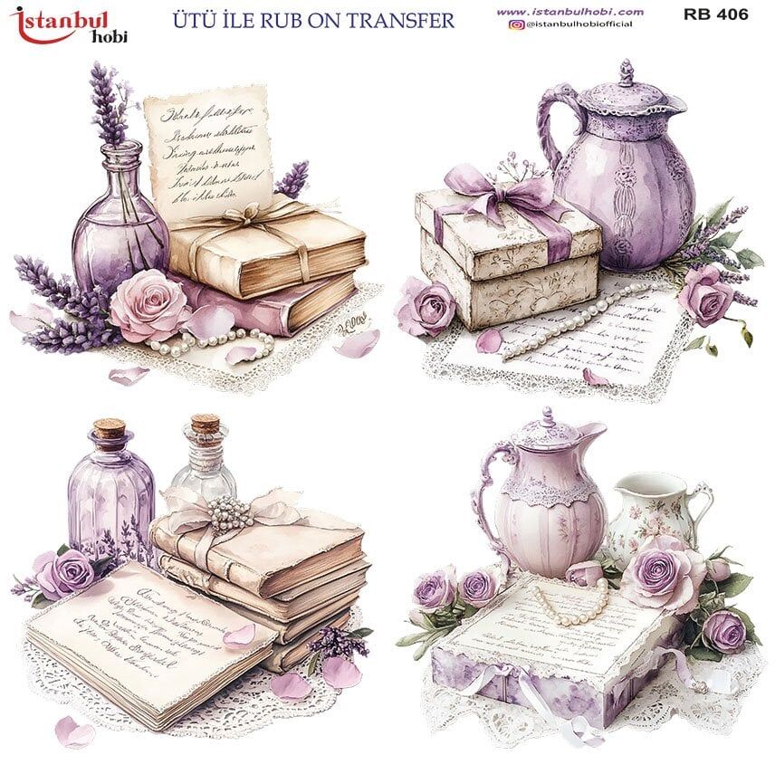 Ütü İle Rub On Transfer 30x30cm RB406
