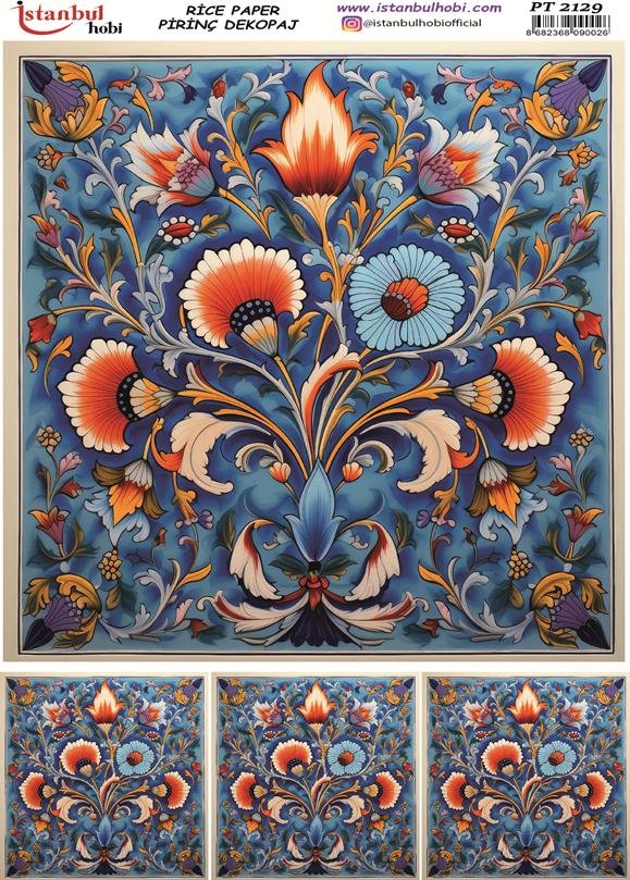 Pirinç Dekopaj Kağıdı 30x42cm PT-2129
