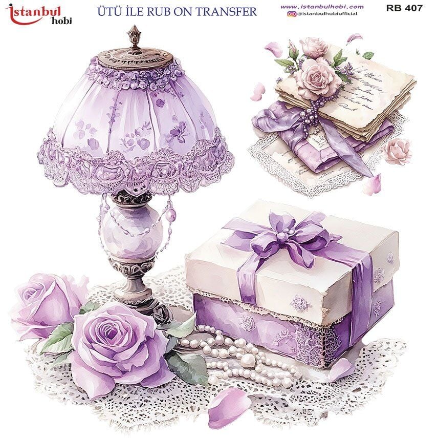 Ütü İle Rub On Transfer 30x30cm RB407