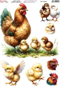 Pirinç Dekopaj Kağıdı 30x42cm PT-4238