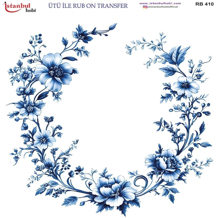 Ütü İle Rub On Transfer 30x30cm RB410