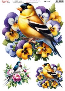 Pirinç Dekopaj Kağıdı 30x42cm PT-4240