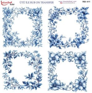 Ütü İle Rub On Transfer 30x30cm RB411
