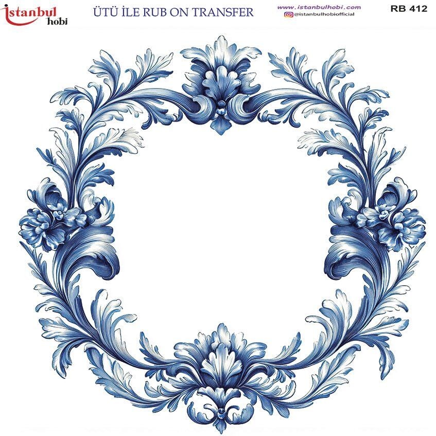 Ütü İle Rub On Transfer 30x30cm RB412
