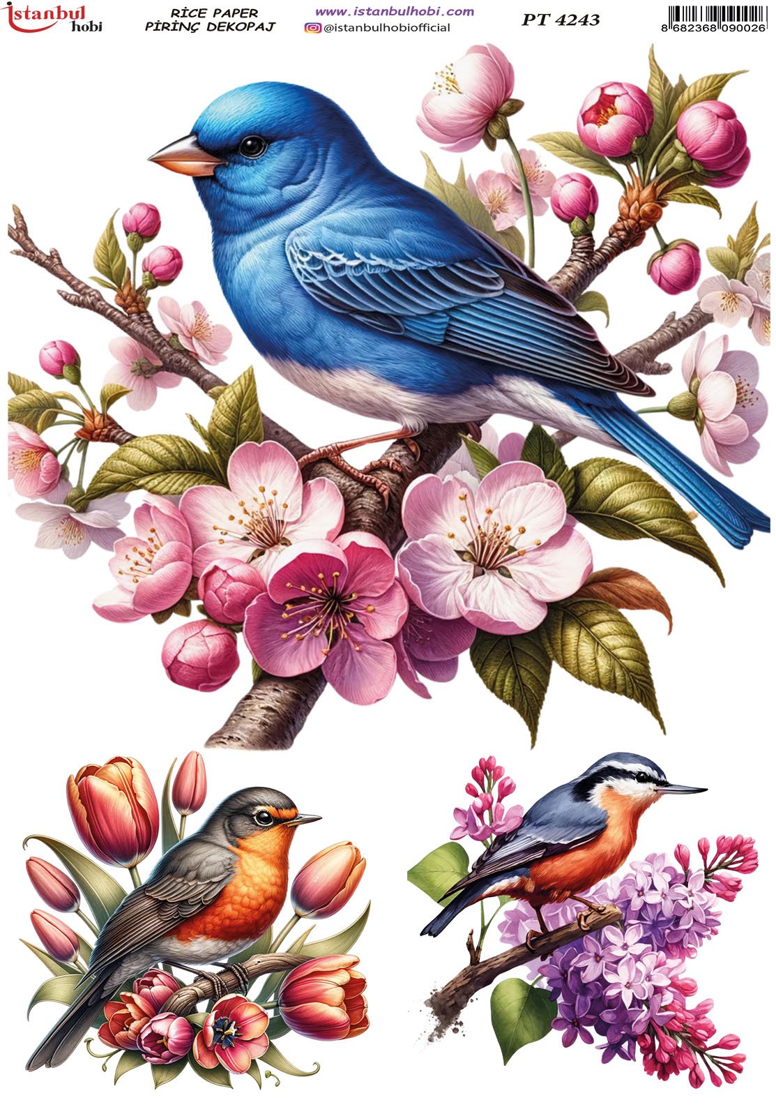 Pirinç Dekopaj Kağıdı 30x42cm PT-4243