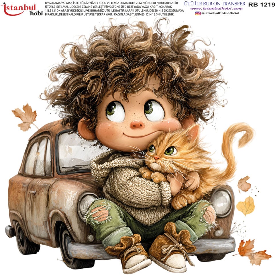 Ütü İle Rub On Transfer 30x30cm RB1219