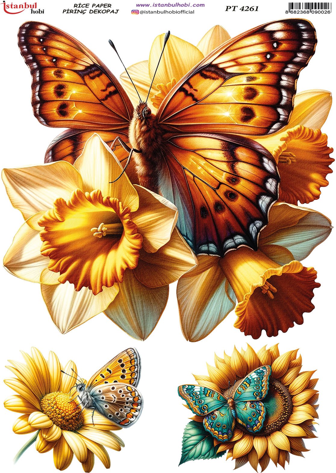 Pirinç Dekopaj Kağıdı 30x42cm PT-4261