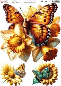 Pirinç Dekopaj Kağıdı 30x42cm PT-4261