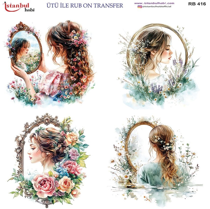 Ütü İle Rub On Transfer 30x30cm RB416