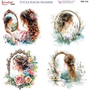 Ütü İle Rub On Transfer 30x30cm RB416