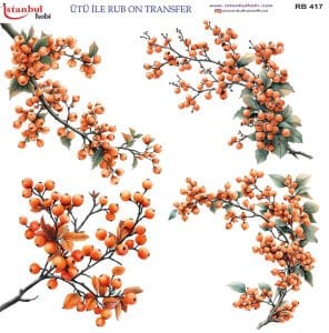 Ütü İle Rub On Transfer 30x30cm RB417
