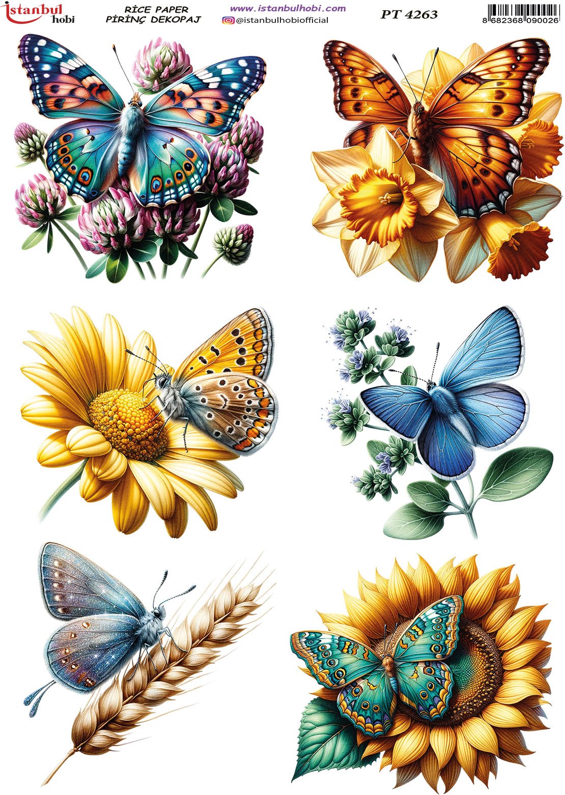 Pirinç Dekopaj Kağıdı 30x42cm PT-4263