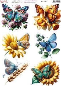 Pirinç Dekopaj Kağıdı 30x42cm PT-4263