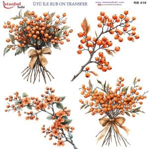 Ütü İle Rub On Transfer 30x30cm RB418