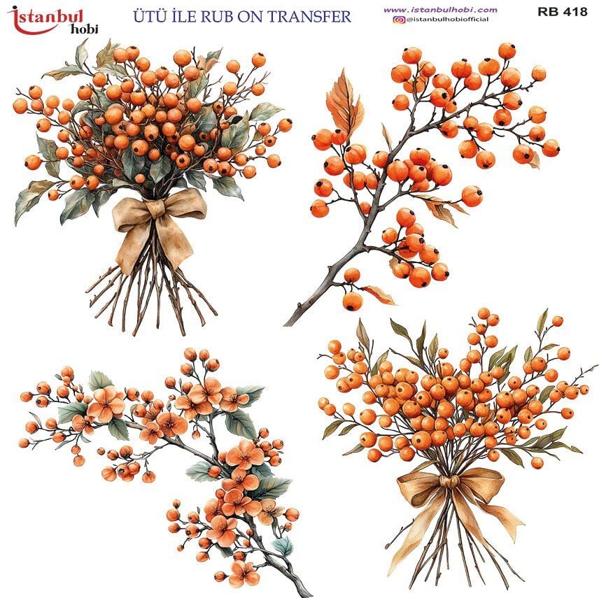 Ütü İle Rub On Transfer 30x30cm RB418