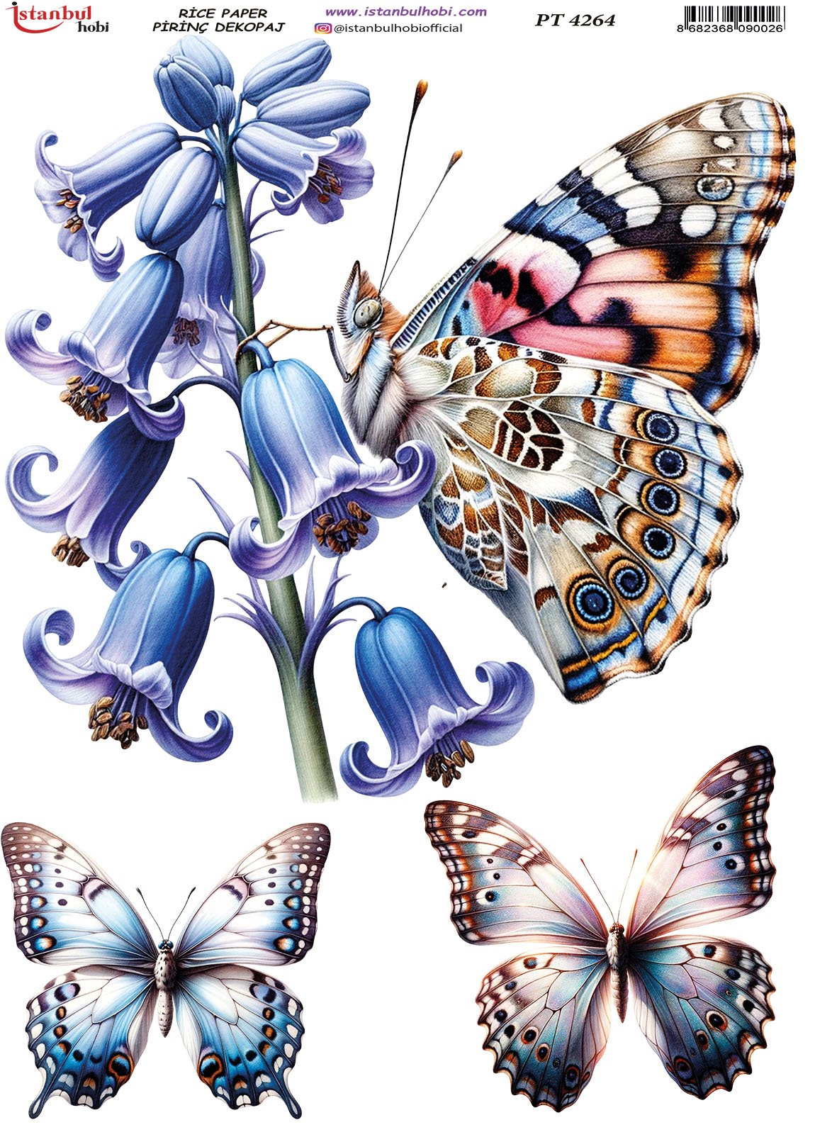 Pirinç Dekopaj Kağıdı 30x42cm PT-4264