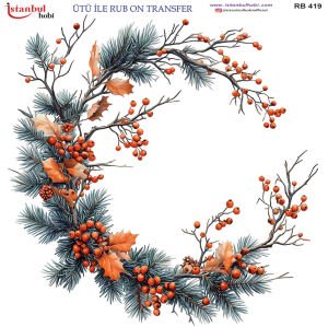 Ütü İle Rub On Transfer 30x30cm RB419