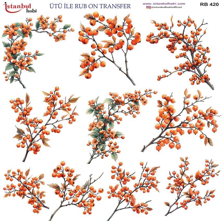 Ütü İle Rub On Transfer 30x30cm RB420