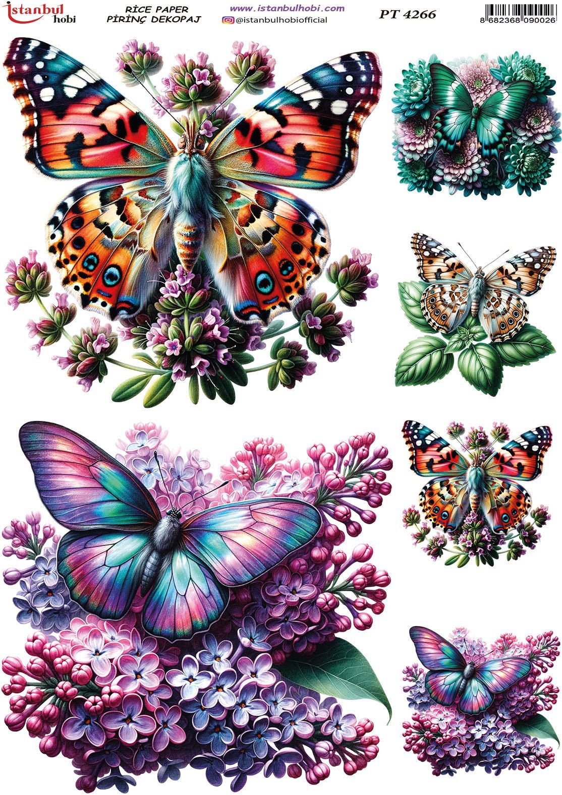 Pirinç Dekopaj Kağıdı 30x42cm PT-4266