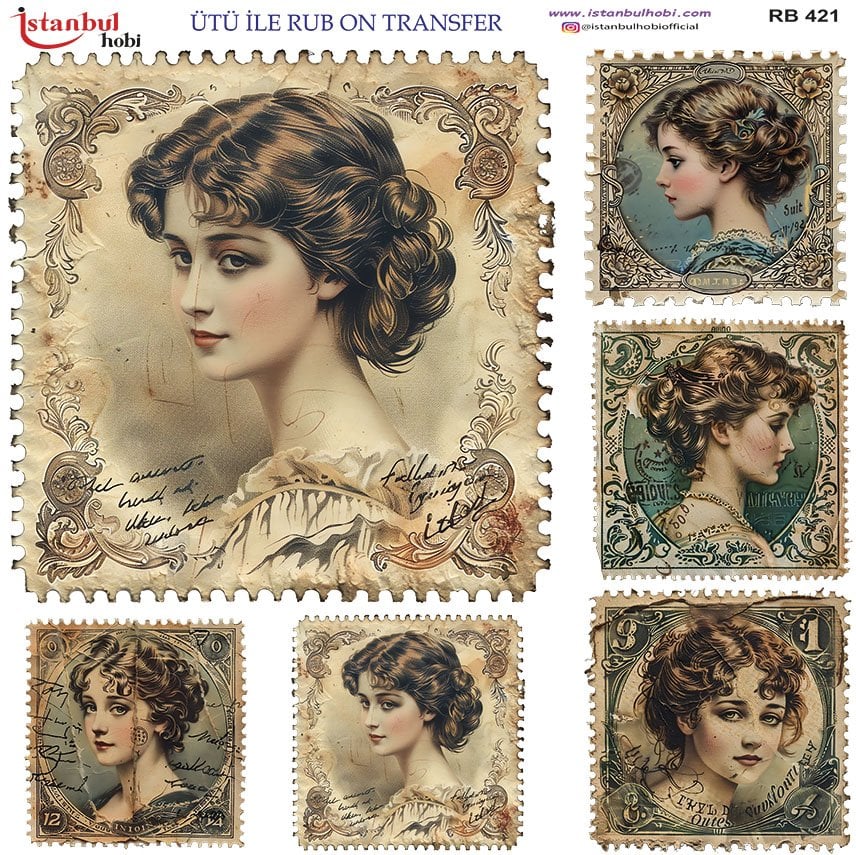 Ütü İle Rub On Transfer 30x30cm RB421