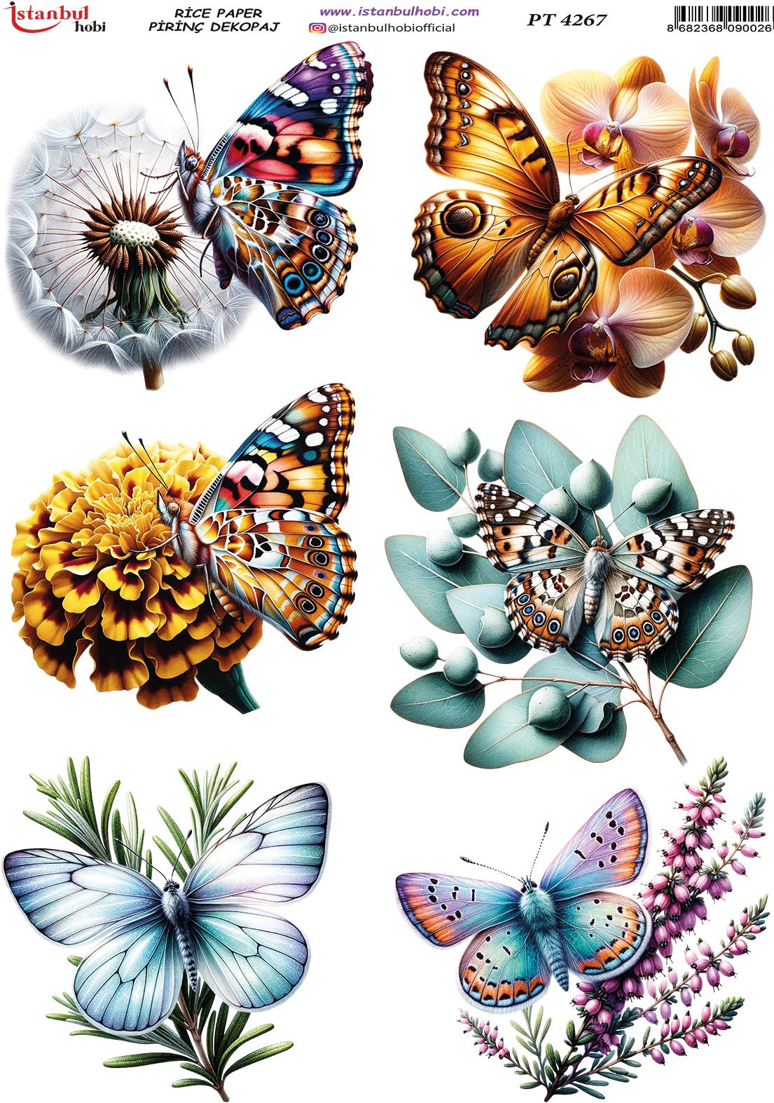 Pirinç Dekopaj Kağıdı 30x42cm PT-4267