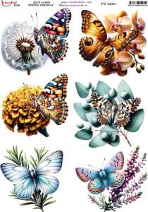 Pirinç Dekopaj Kağıdı 30x42cm PT-4267