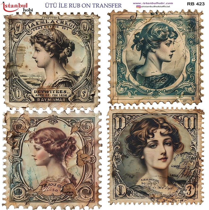 Ütü İle Rub On Transfer 30x30cm RB423