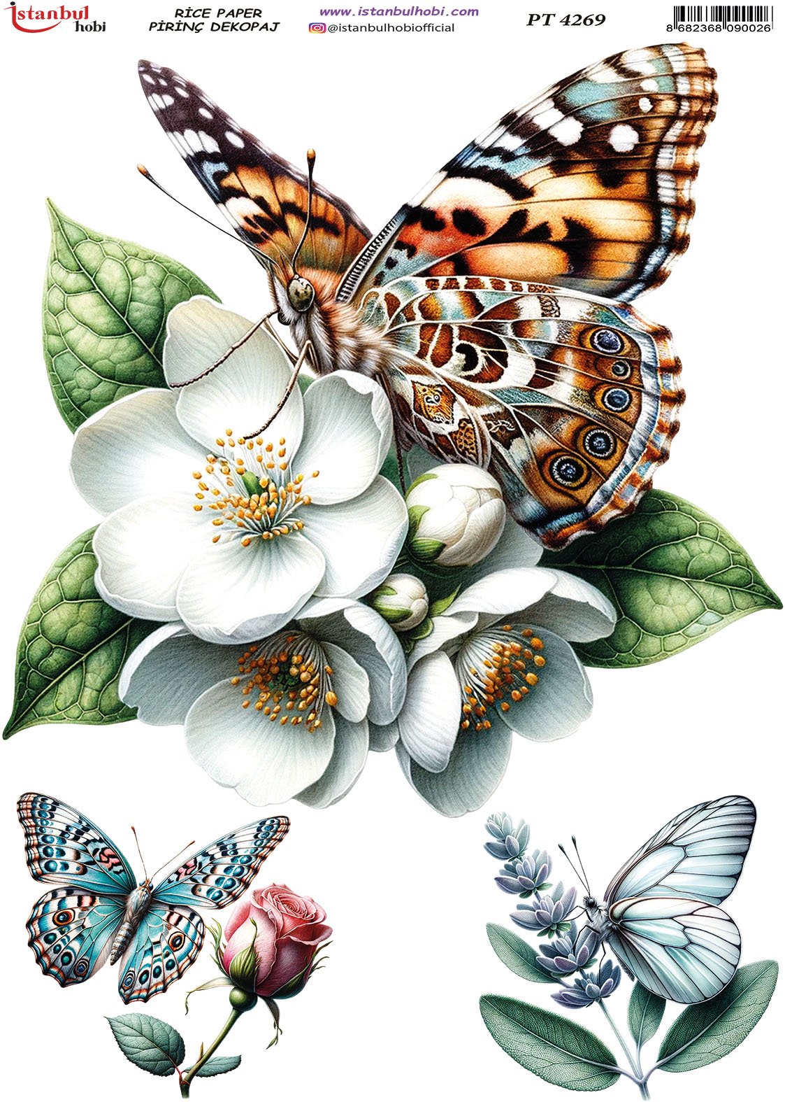 Pirinç Dekopaj Kağıdı 30x42cm PT-4269