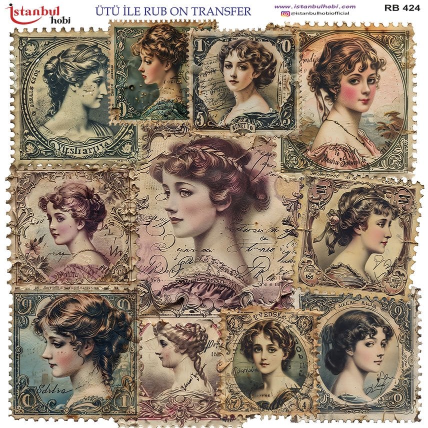 Ütü İle Rub On Transfer 30x30cm RB424