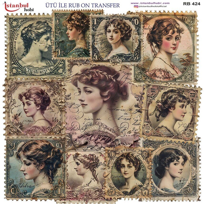 Ütü İle Rub On Transfer 30x30cm RB424