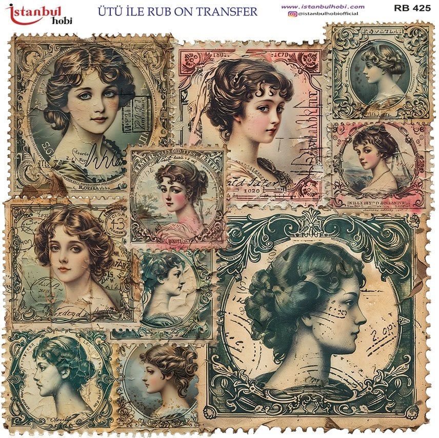 Ütü İle Rub On Transfer 30x30cm RB425