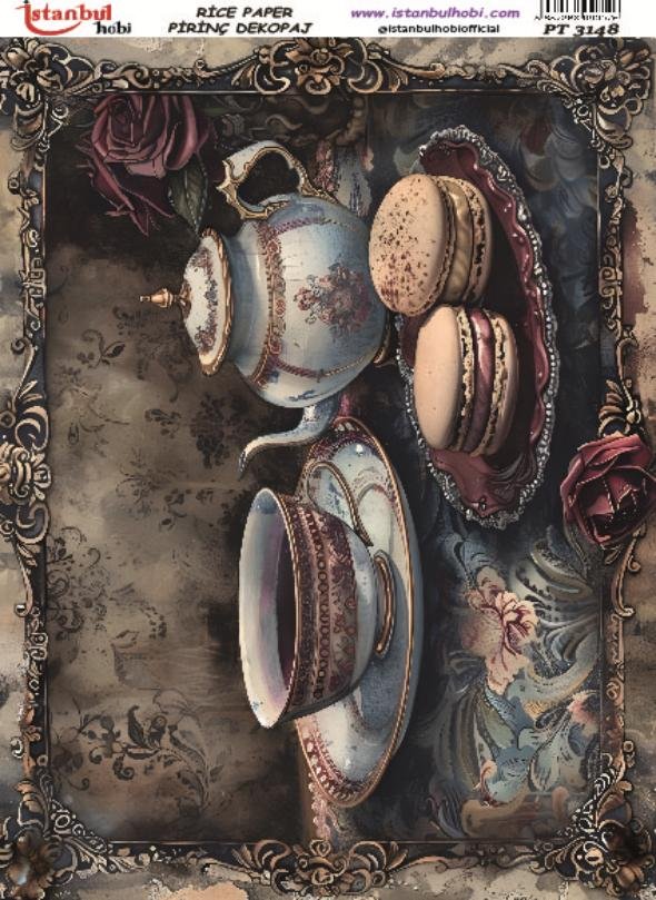 Pirinç Dekopaj Kağıdı 30x42cm PT-3148