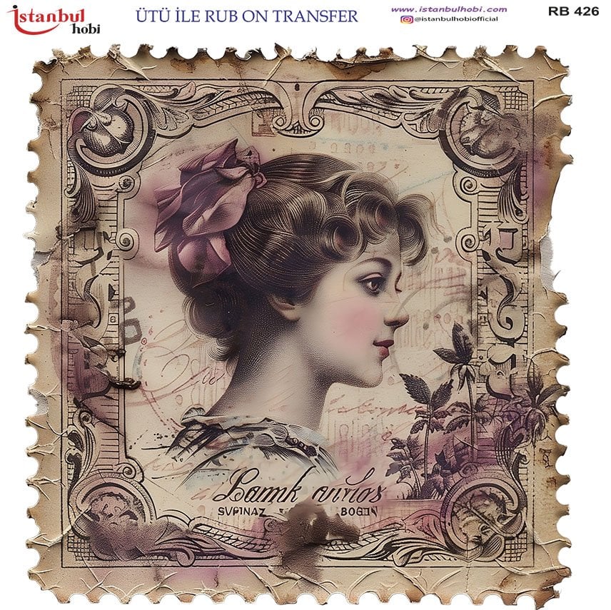 Ütü İle Rub On Transfer 30x30cm RB426