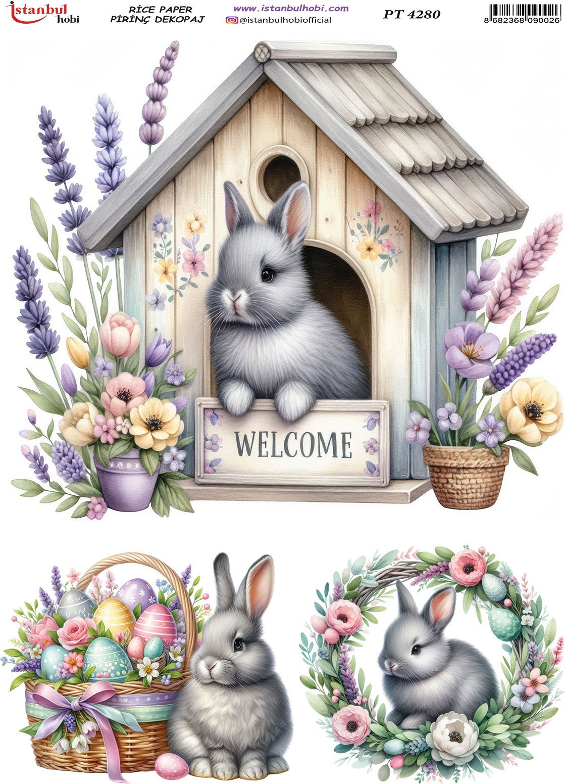 Pirinç Dekopaj Kağıdı 30x42cm PT-4280