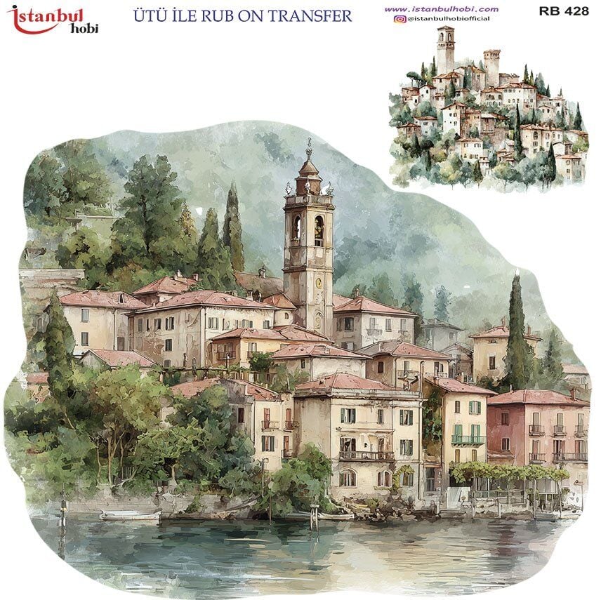 Ütü İle Rub On Transfer 30x30cm RB428