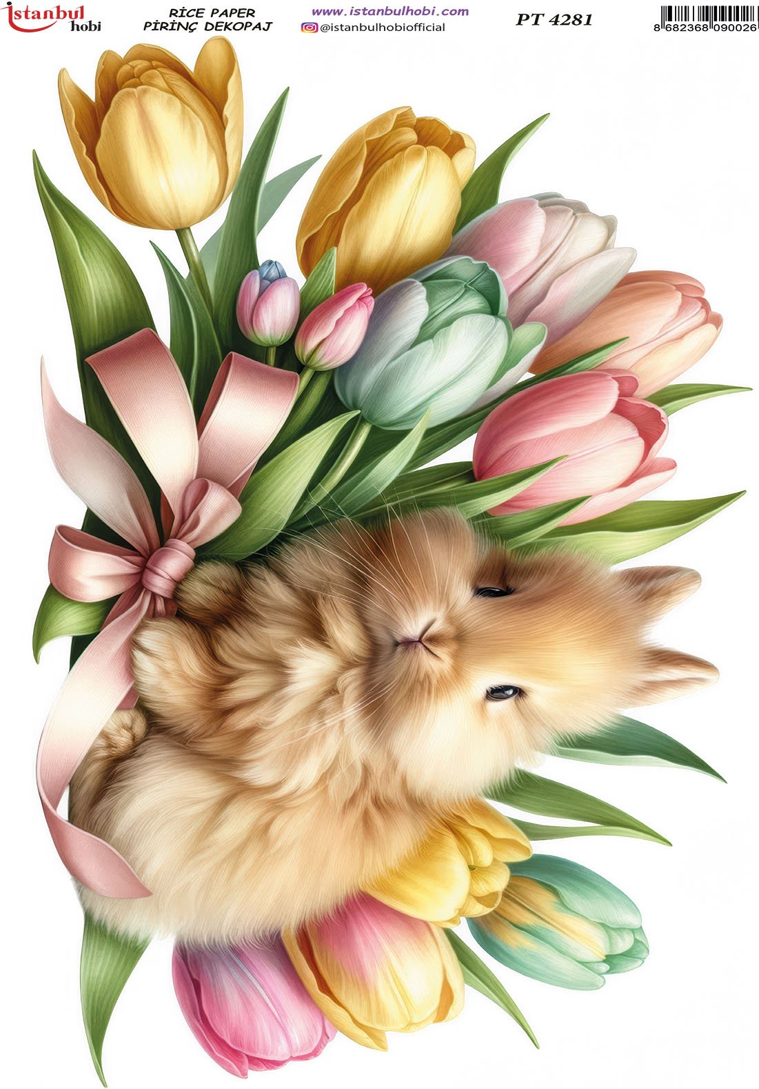 Pirinç Dekopaj Kağıdı 30x42cm PT-4281