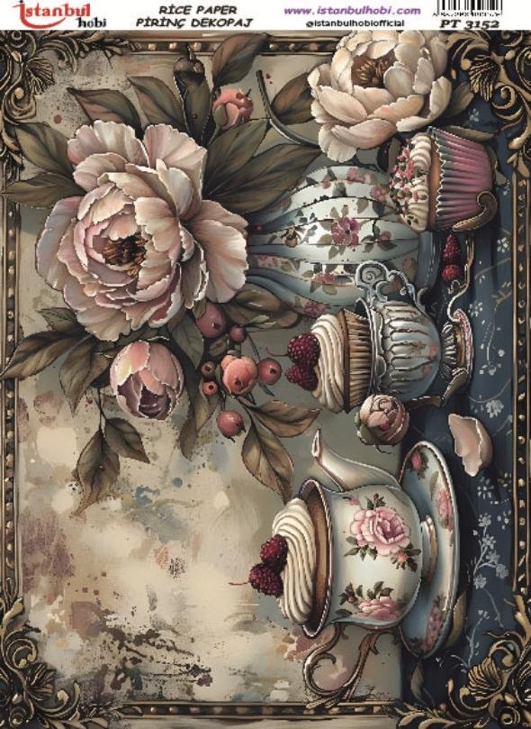 Pirinç Dekopaj Kağıdı 30x42cm PT-3152