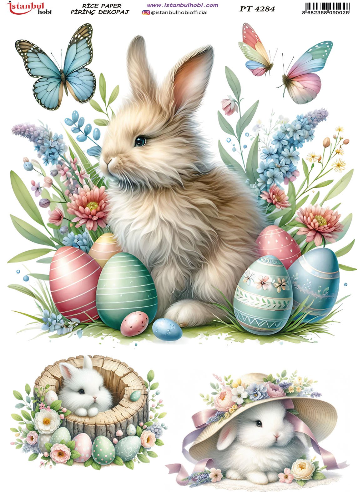 Pirinç Dekopaj Kağıdı 30x42cm PT-4284