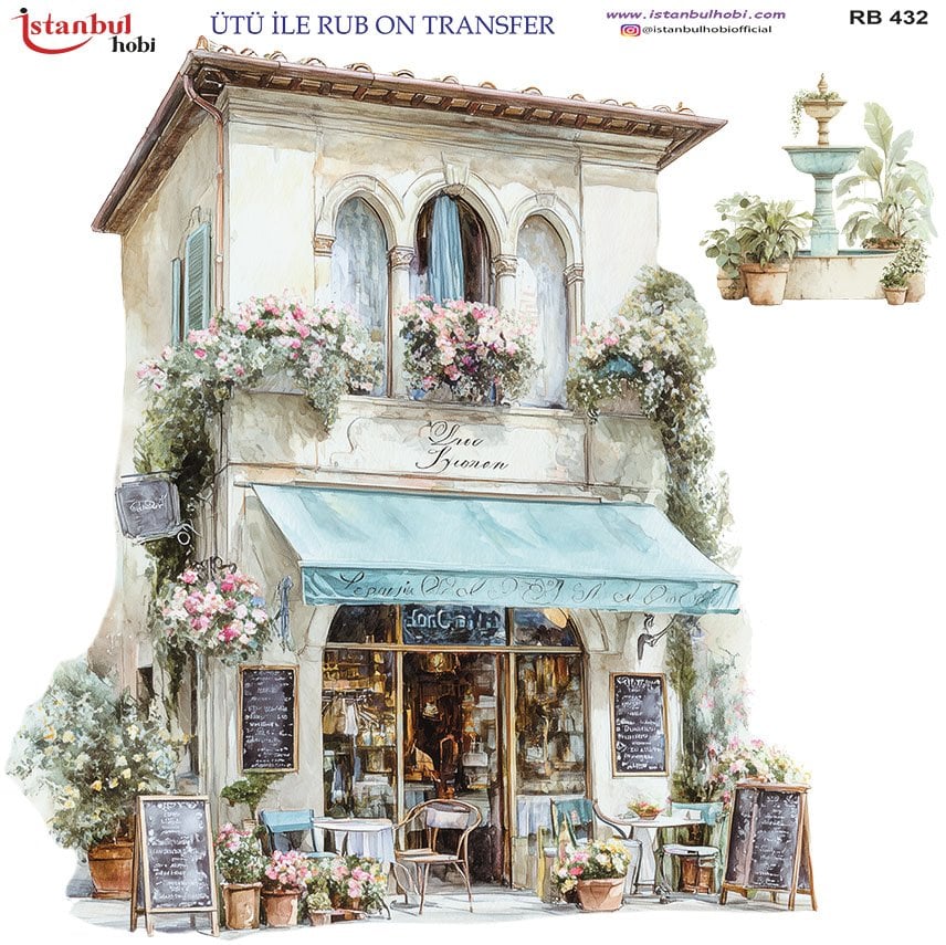 Ütü İle Rub On Transfer 30x30cm RB432