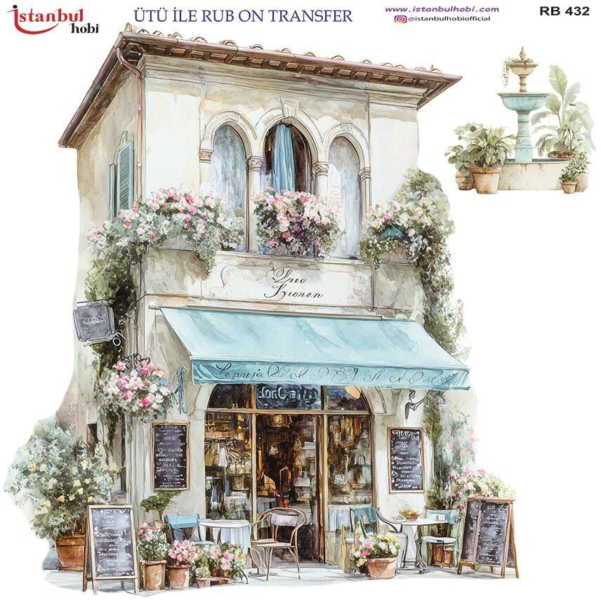 Ütü İle Rub On Transfer 30x30cm RB432