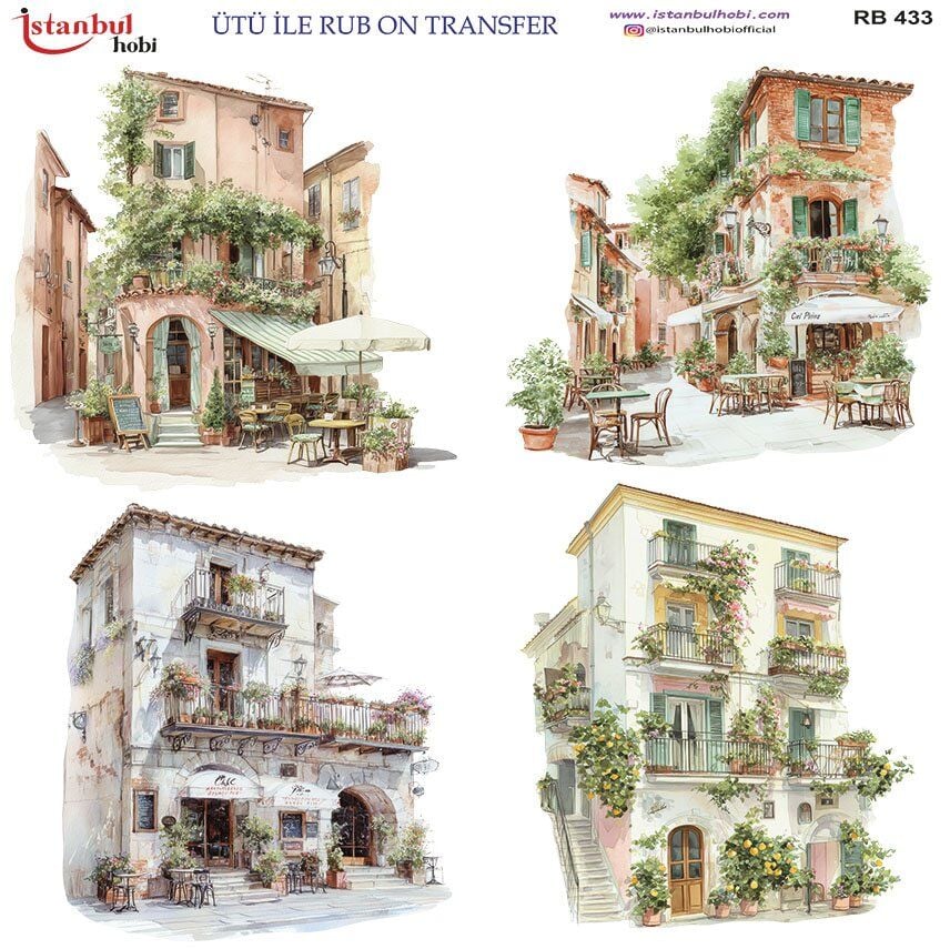 Ütü İle Rub On Transfer 30x30cm RB433