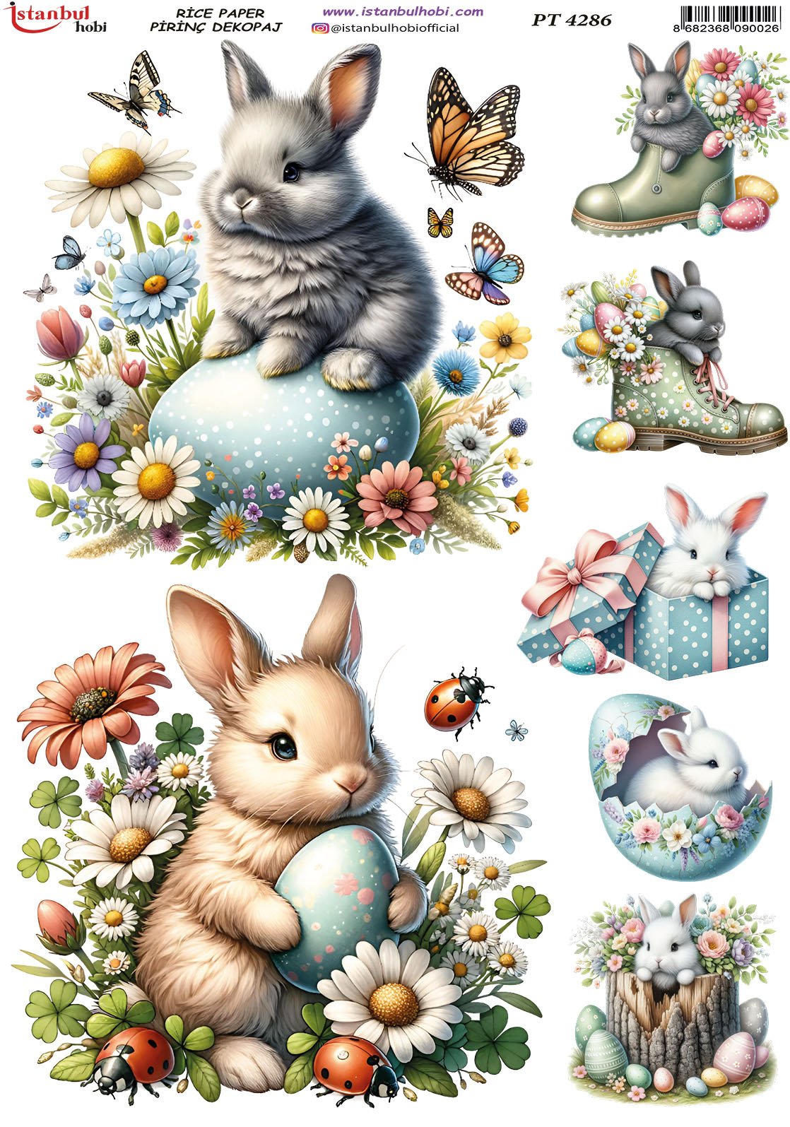 Pirinç Dekopaj Kağıdı 30x42cm PT-4286