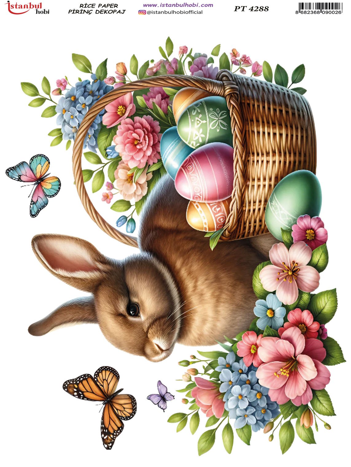 Pirinç Dekopaj Kağıdı 30x42cm PT-4288